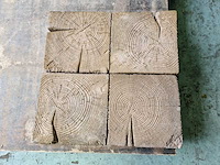 Betonnen houtlook tegels (ca.105 st) - afbeelding 2 van  2