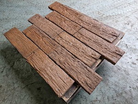 Betonnen houtlook tegels (ca.50 st) - afbeelding 4 van  4