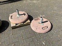 Betonnen parasolvoeten (2x) - afbeelding 2 van  5