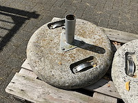 Betonnen parasolvoeten (4x) - afbeelding 3 van  6