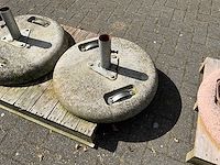 Betonnen parasolvoeten (4x) - afbeelding 3 van  6