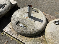 Betonnen parasolvoeten (4x) - afbeelding 2 van  4