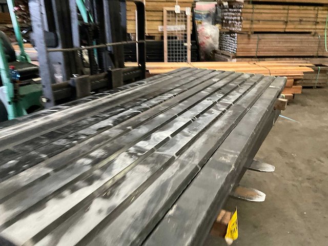 Betonpaal antraciet - 270x10x10 cm (10x) - afbeelding 7 van  8