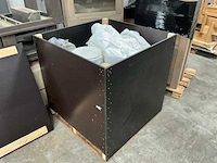 Betonplex opslagkist m. deksel 125x125x125cm (10x) - afbeelding 5 van  7
