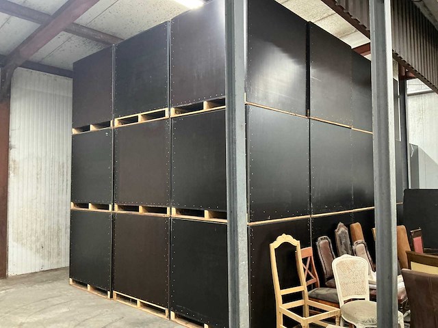 Betonplex opslagkist m. deksel 125x125x125cm (5x) - afbeelding 6 van  7