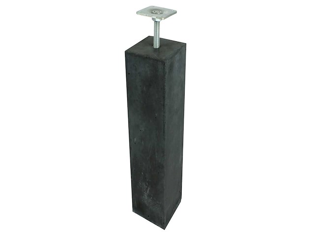 Betonpoer met montageplaat - m16 - 60x12x12 cm (12x) - afbeelding 1 van  5