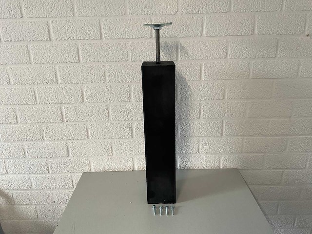 Betonpoer met montageplaat - m16 - 60x12x12 cm (14x) - afbeelding 2 van  5