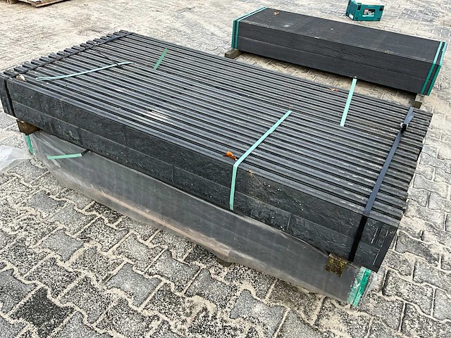 Betonschutting rotsmotief 4.8x20x184 cm (35x) - afbeelding 4 van  5