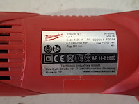 Betonschuurmachine en poetsmachine, carat en milwaukee, ap 14-2 200e - afbeelding 2 van  12