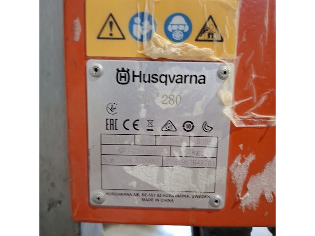 Betonschuurmachine, husqvarna, pg280, 2019 - afbeelding 9 van  10