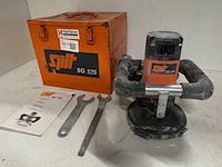 Betonschuurmachine spit, sg125, oranje - afbeelding 1 van  7