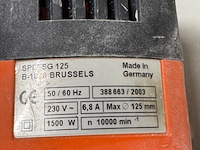 Betonschuurmachine spit, sg125, oranje - afbeelding 6 van  7