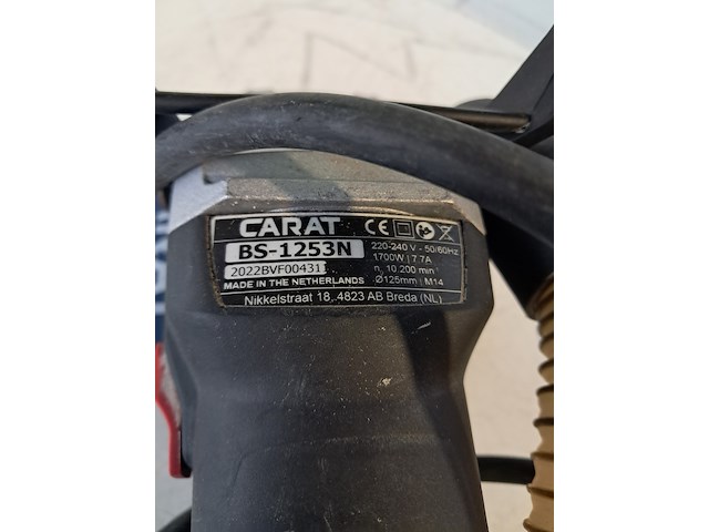 Betonslijper diamant 125mm 230v ~ carat, bs1253n, bouwjaar 2023 - afbeelding 5 van  9