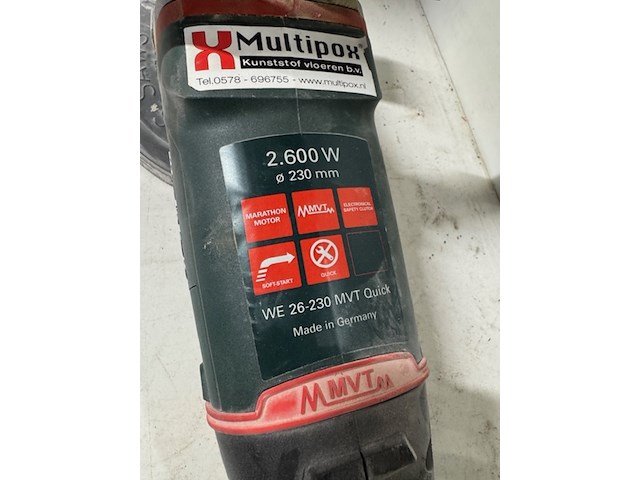 Betonslijper mvt, we 26-230 mvt quick - afbeelding 2 van  6