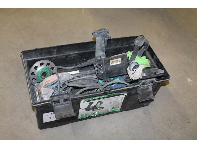 Betonslijpmachine eibenstock hbs 120.1 met enkele schijven in koffer. - afbeelding 1 van  2