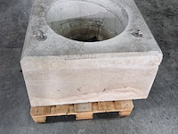 Betonvoet fundering, sam, beton sokkel xcharge, donkergrijs / antraciet, 2023 - afbeelding 1 van  10