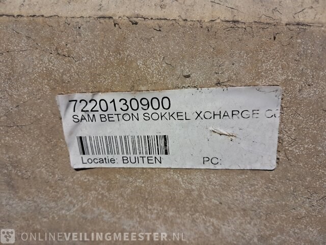 Betonvoet fundering, sam, beton sokkel xcharge, donkergrijs / antraciet, 2023 - afbeelding 8 van  10