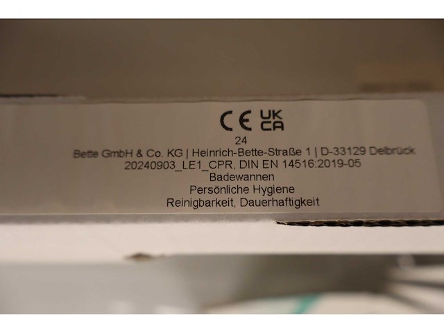 Bette - betteform - inbouw ligbad - afbeelding 2 van  5