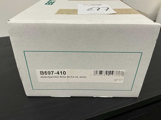 Bette b597 douchevloer afvoerset - afbeelding 1 van  2