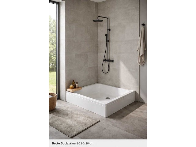 Bette diep douchebak 90 x 90 x 28 cm wit - afbeelding 1 van  7