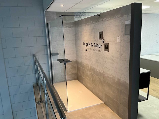 Bette / huppe select douchevloer met douchewand - afbeelding 1 van  6