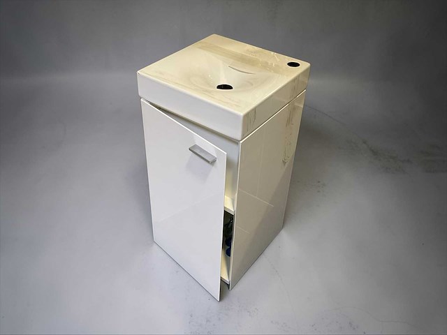 Betteroom bowl fontein meubel 35x35x68cm - afbeelding 1 van  4