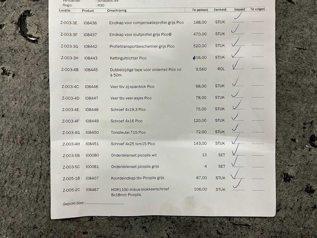 Bettio schuifhor volledige partij bevestigingsmateriaal - afbeelding 24 van  45