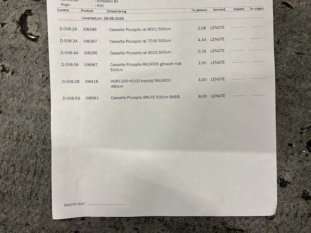 Bettio schuifhor volledige partij bevestigingsmateriaal - afbeelding 12 van  21