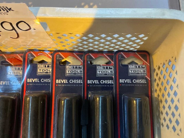 Betts tools 1/4” beitel (18x) - afbeelding 2 van  3