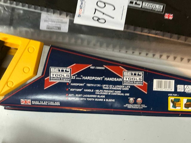 Betts tools 22”-24” zaag (7x) - afbeelding 2 van  3