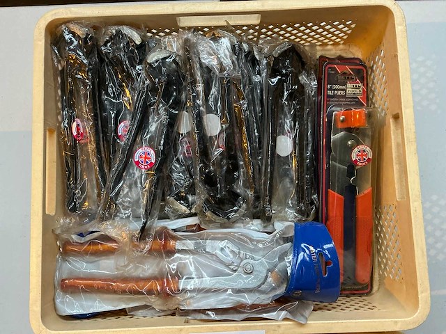 Betts tools handgereedschap in plastic krat (2x) - afbeelding 3 van  3