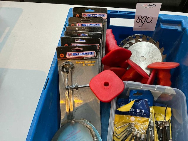 Betts tools handgereedschap in plastic krat - afbeelding 4 van  5