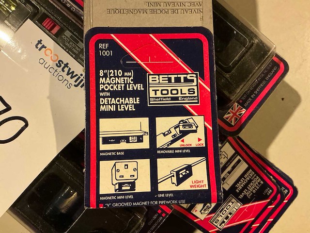 Betts tools pocket level waterpas (15x) - afbeelding 3 van  3