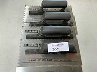 Betts tools tegellijmkam en troffel (8x) - afbeelding 2 van  4