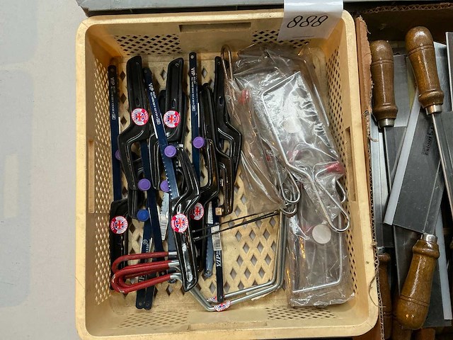 Betts tools zagen in plastic krat / doos (3x) - afbeelding 3 van  4