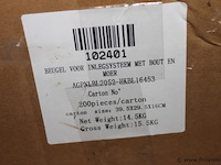 Beugel voor inlegsysteem met bout en moer - 200 stuks - afbeelding 4 van  4