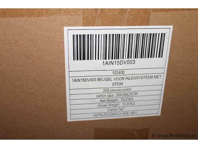 Beugel voor inlegsysteem met epdm - 200 stuks - afbeelding 4 van  4