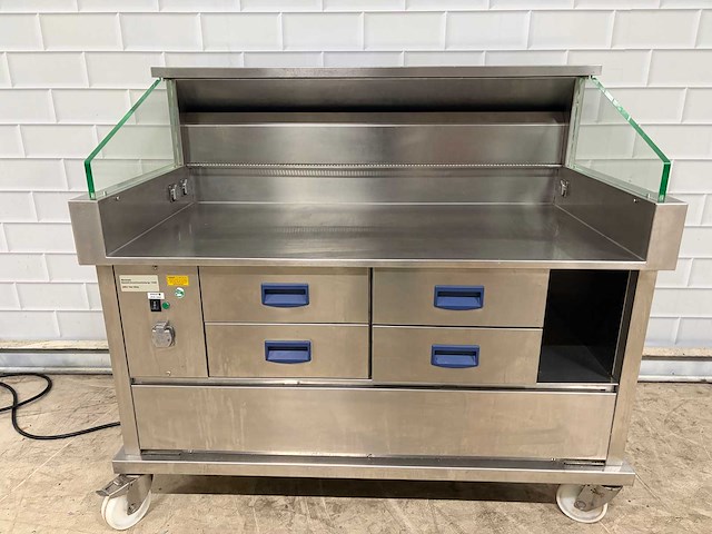 Beuk - mobiele rvs koelwerkbank/werkunit - afbeelding 1 van  9