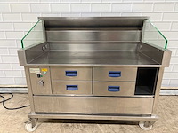 Beuk - mobiele rvs koelwerkbank/werkunit - afbeelding 1 van  9