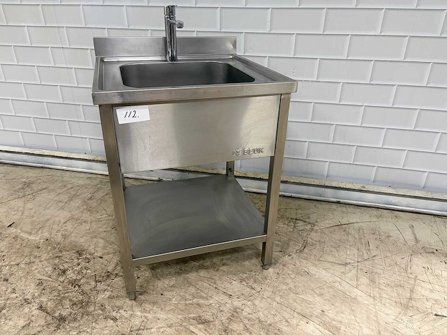 Beuk - rvs spoeltafel met mengkraan onderschap - afbeelding 1 van  5