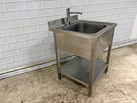 Beuk - rvs spoeltafel met mengkraan onderschap - afbeelding 5 van  5