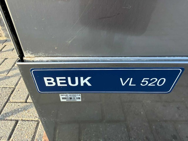 Beuk - vl 520 - korvenvaatwasmachine - afbeelding 4 van  4
