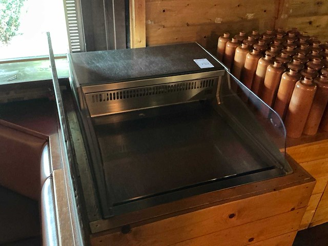 Beuk horeca rvs inbouw koelvitrine met afvoer - afbeelding 2 van  5