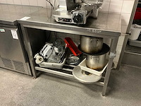 Beuk rvs werktafel