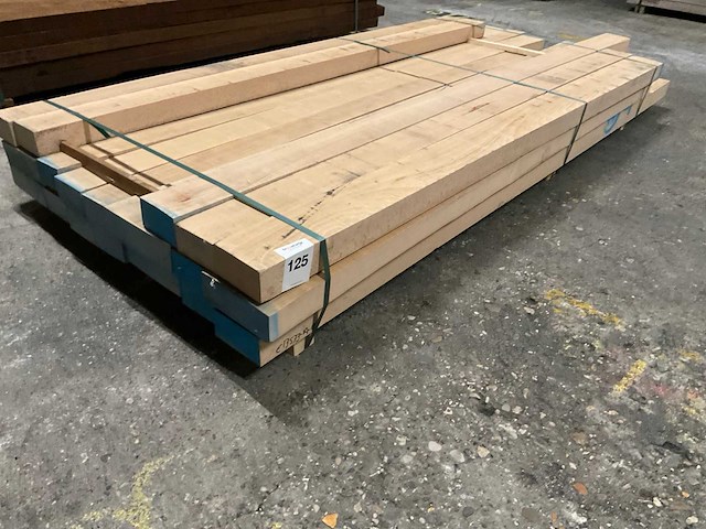 Beuken balken 65 mm ca. 0,453 m³ - afbeelding 1 van  3