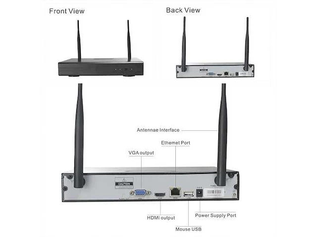 Beveiligingscamera wifi-8 - afbeelding 4 van  6