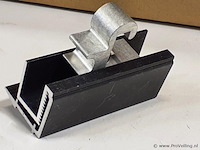 Bevestiging materiaal zonnepanelen. instelbare eindklem en middenklem d. adjustable endclamp black d - ca. 100 stuks - afbeelding 3 van  3