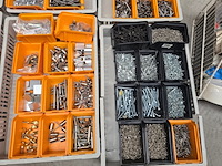 Bevestigingsmaterialen in 8 magazijnbakken. mix, partij - afbeelding 3 van  8
