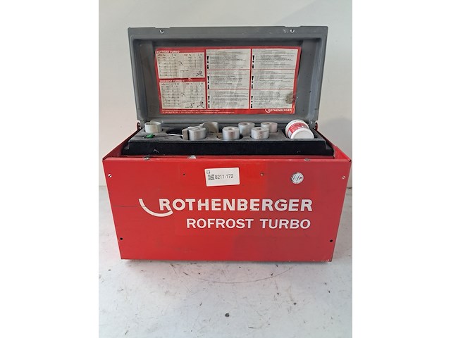 Bevriezingsset 230v rothenberger, rofrostturbo 1.1/4", bouwjaar 2017 - afbeelding 1 van  4