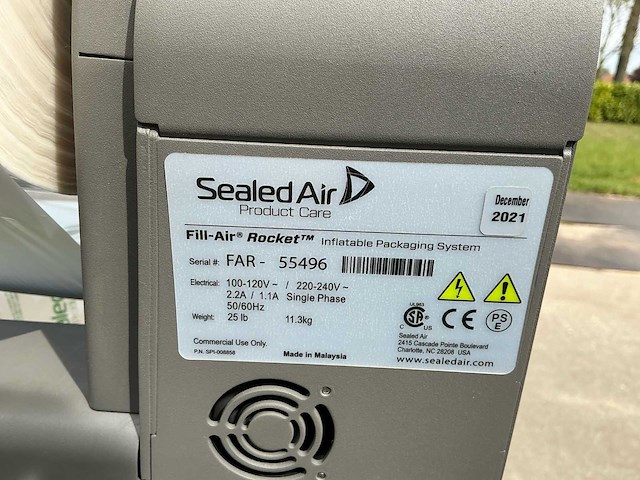 Bewaring i.b. flex - 2021 - sealed air - fill air rocket - afbeelding 12 van  16